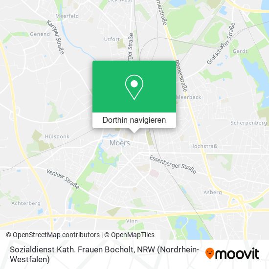 Sozialdienst Kath. Frauen Bocholt Karte