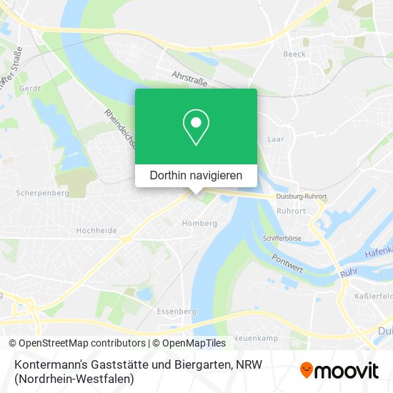 Kontermann's Gaststätte und Biergarten Karte