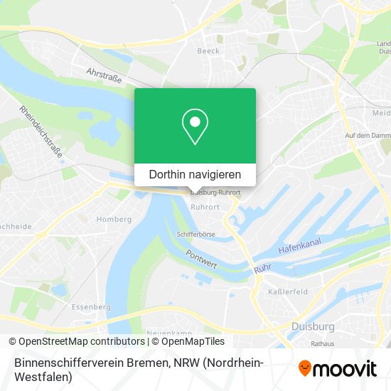 Binnenschifferverein Bremen Karte