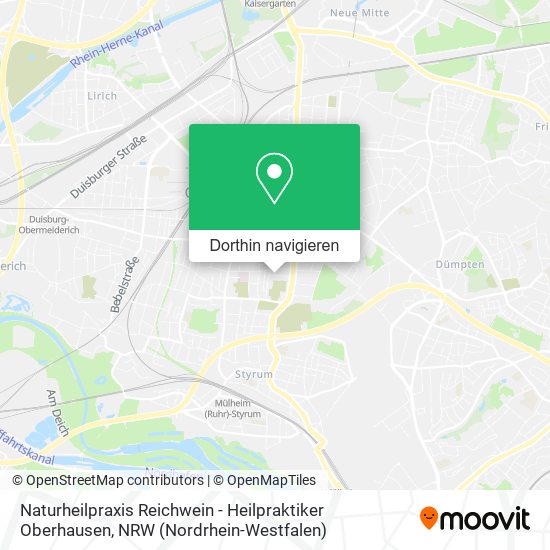 Naturheilpraxis Reichwein - Heilpraktiker Oberhausen Karte