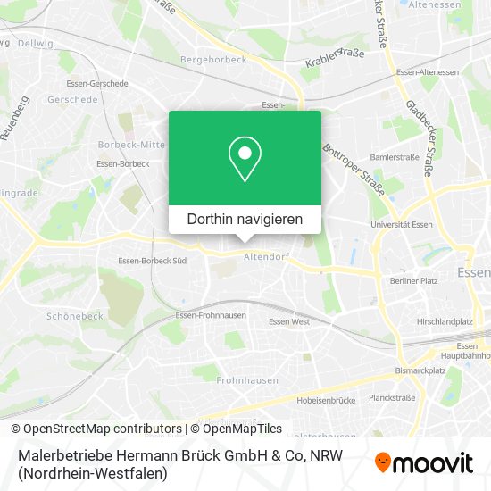 Malerbetriebe Hermann Brück GmbH & Co Karte