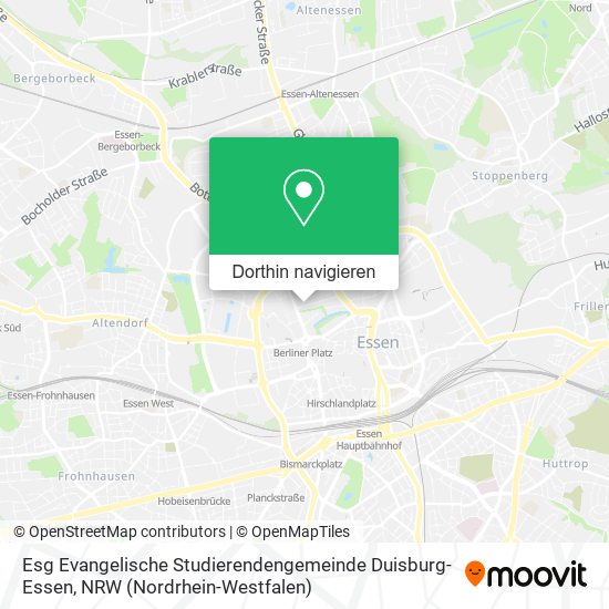 Esg Evangelische Studierendengemeinde Duisburg-Essen Karte