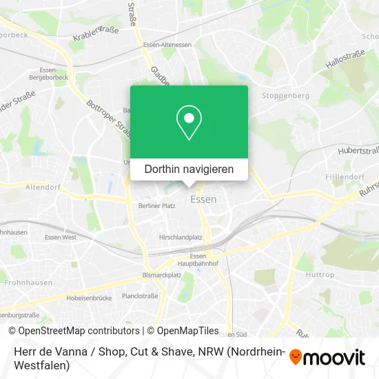 Herr de Vanna / Shop, Cut & Shave Karte