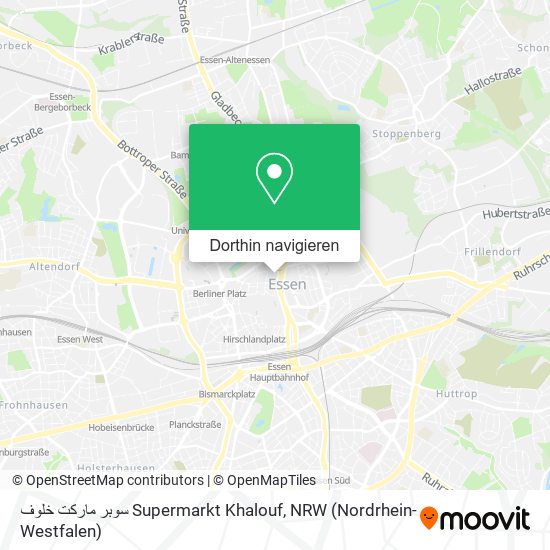 سوبر ماركت خلوف Supermarkt Khalouf Karte