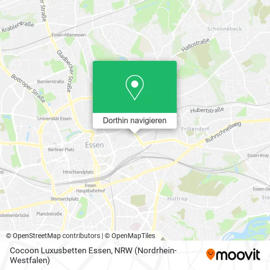Cocoon Luxusbetten Essen Karte