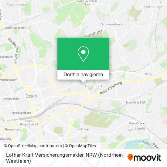 Lothar Kraft Versicherungsmakler Karte