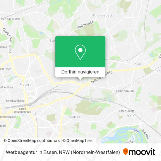 Werbeagentur in Essen Karte