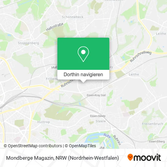 Mondberge Magazin Karte