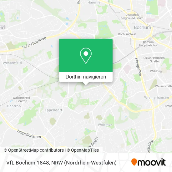 VfL Bochum 1848 Karte