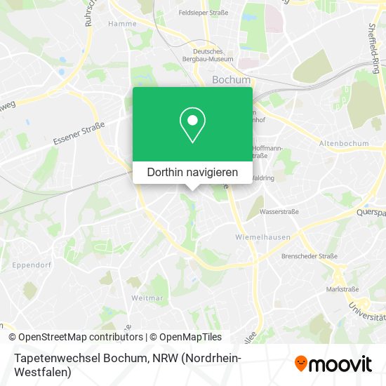 Tapetenwechsel Bochum Karte