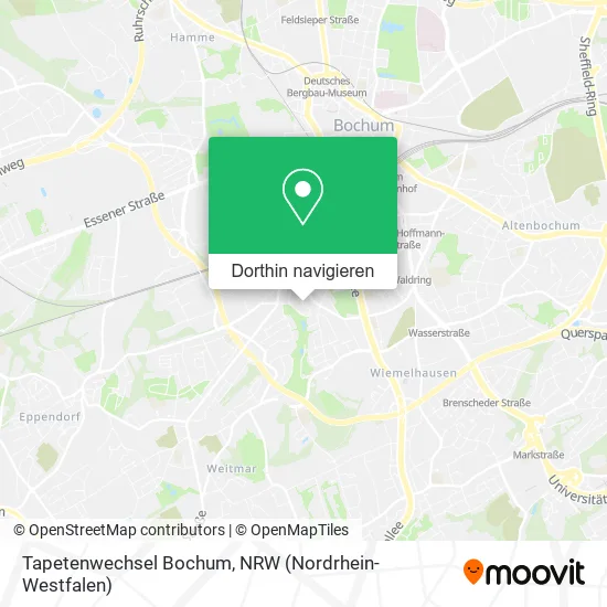 Tapetenwechsel Bochum Karte