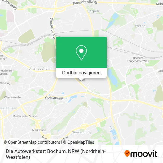 Die Autowerkstatt Bochum Karte