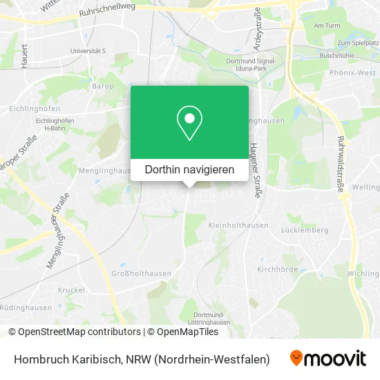 Hombruch Karibisch Karte