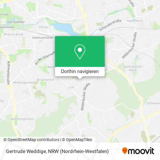 Gertrude Weddige Karte