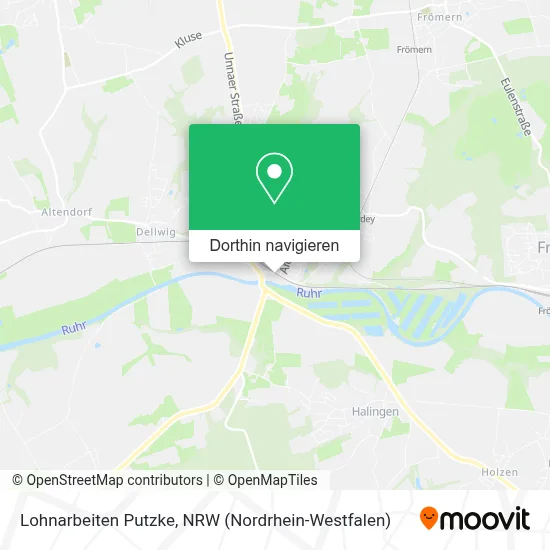 Lohnarbeiten Putzke Karte