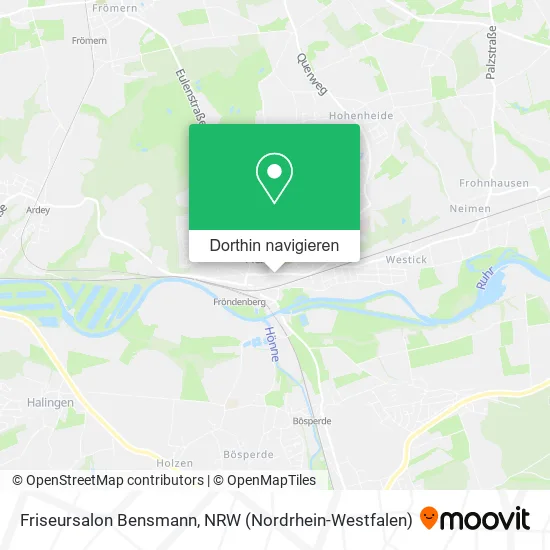 Friseursalon Bensmann Karte