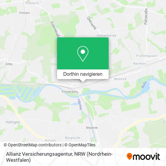 Allianz Versicherungsagentur Karte