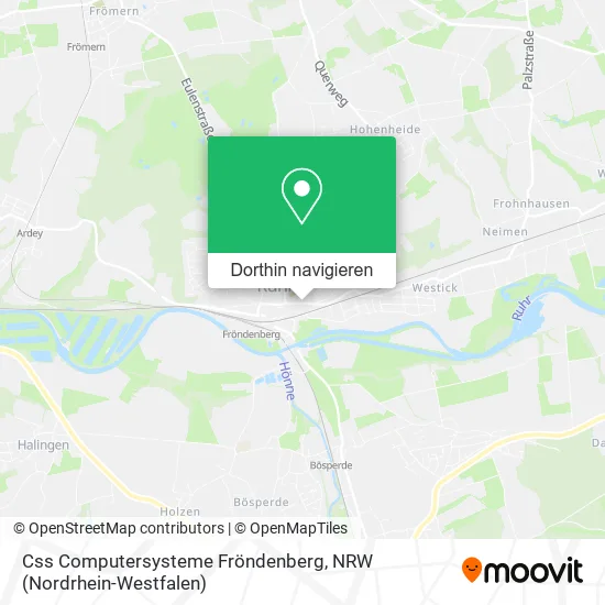 Css Computersysteme Fröndenberg Karte
