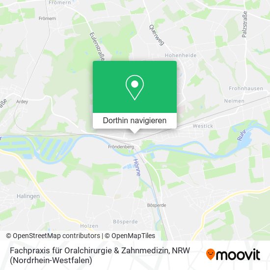 Fachpraxis für Oralchirurgie & Zahnmedizin Karte