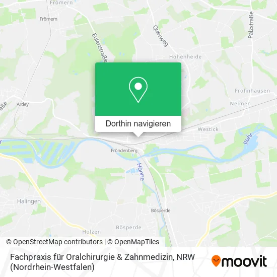 Fachpraxis für Oralchirurgie & Zahnmedizin Karte