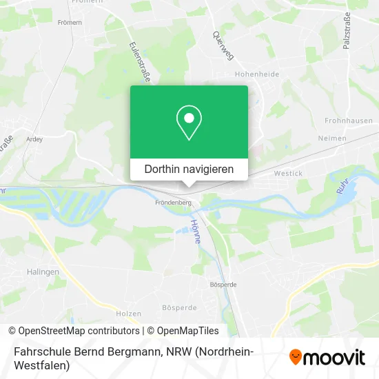 Fahrschule Bernd Bergmann Karte
