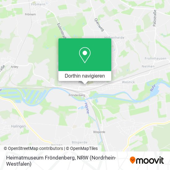Heimatmuseum Fröndenberg Karte