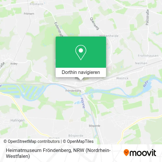 Heimatmuseum Fröndenberg Karte