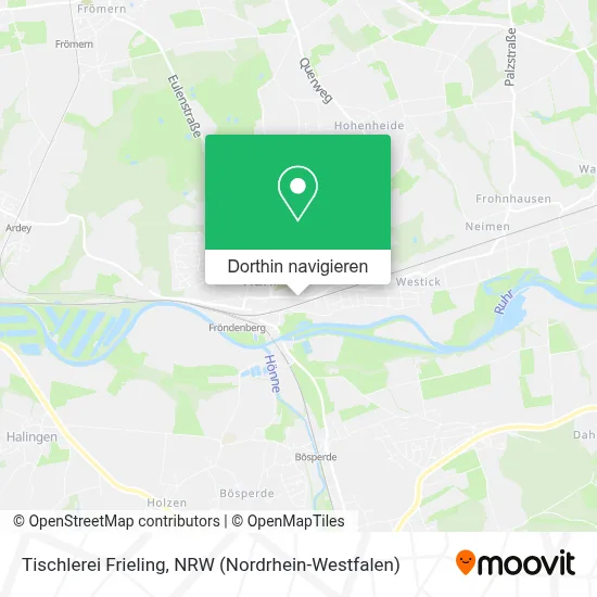 Tischlerei Frieling Karte