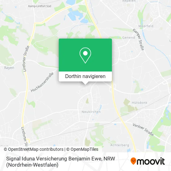 Signal Iduna Versicherung Benjamin Ewe Karte
