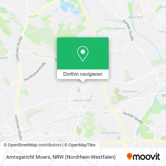 Amtsgericht Moers Karte