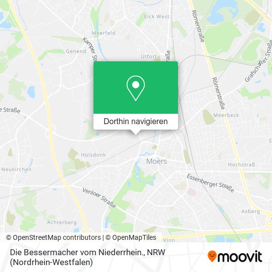 Die Bessermacher vom Niederrhein. Karte