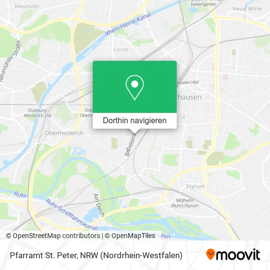 Pfarramt St. Peter Karte