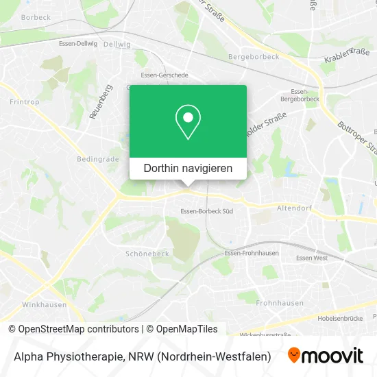 Alpha Physiotherapie Karte