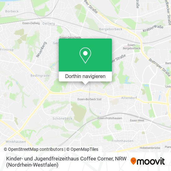Kinder- und Jugendfreizeithaus Coffee Corner Karte