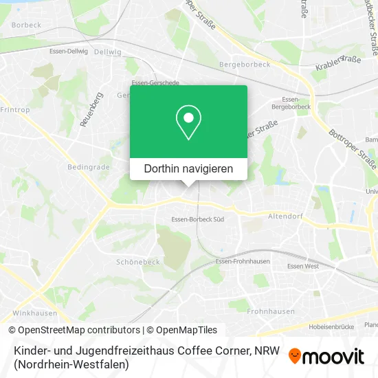 Kinder- und Jugendfreizeithaus Coffee Corner Karte