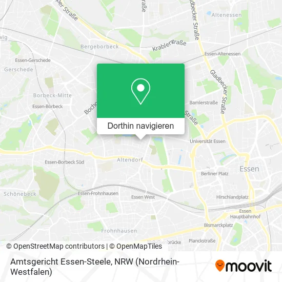 Amtsgericht Essen-Steele Karte