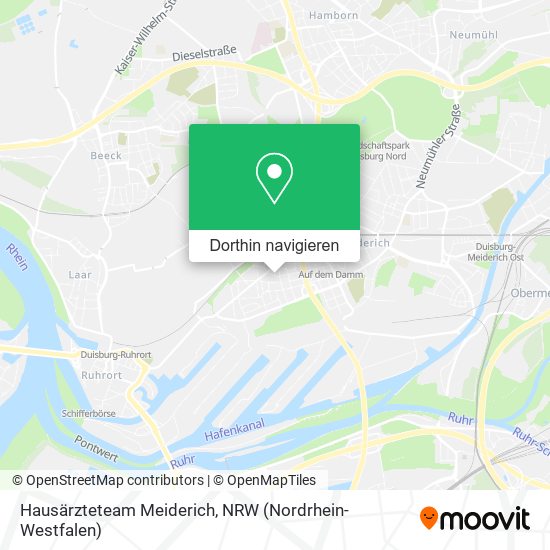 Hausärzteteam Meiderich Karte