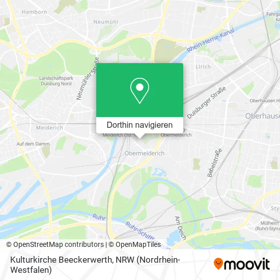 Kulturkirche Beeckerwerth Karte