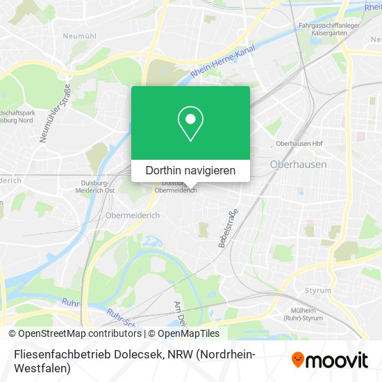 Fliesenfachbetrieb Dolecsek Karte