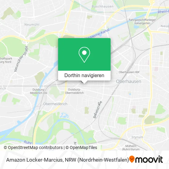 Amazon Locker-Marcius Karte