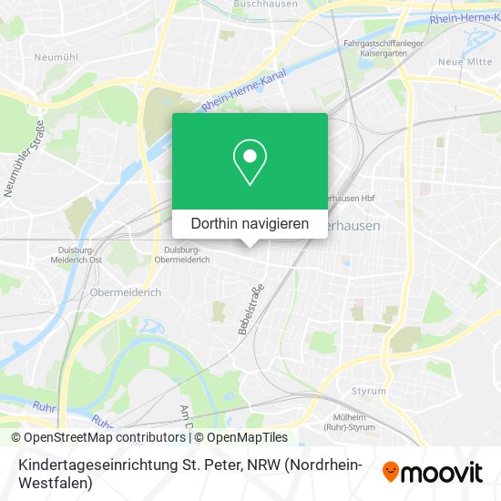 Kindertageseinrichtung St. Peter Karte