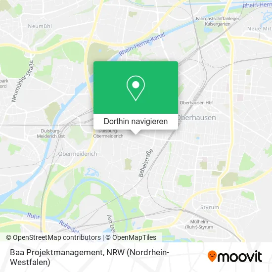 Baa Projektmanagement Karte