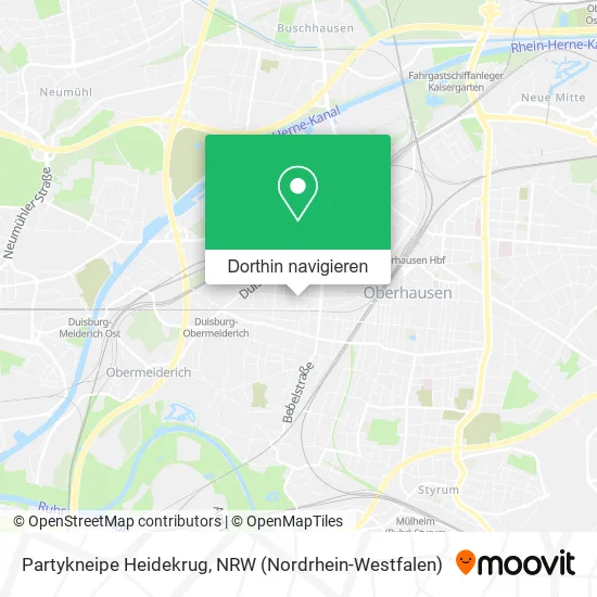 Partykneipe Heidekrug Karte