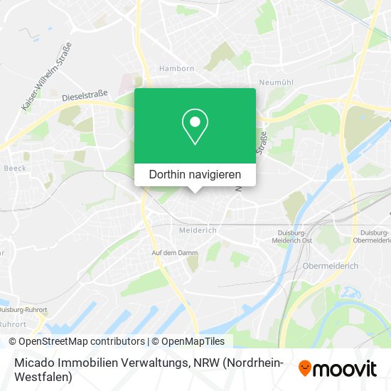 Micado Immobilien Verwaltungs Karte