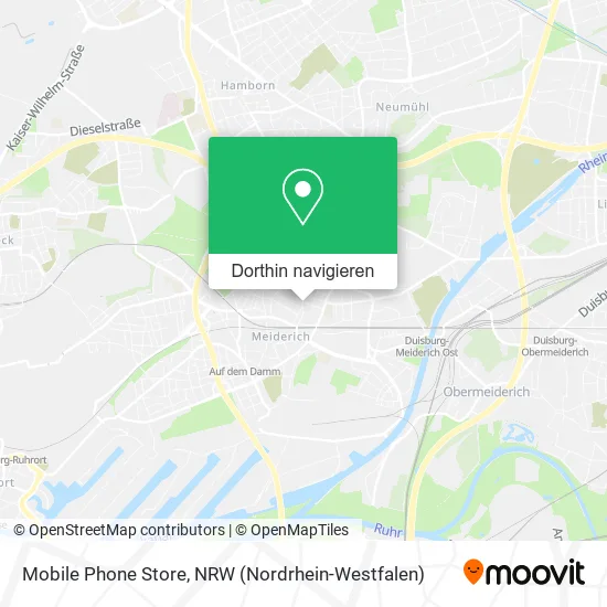 Mobile Phone Store Karte