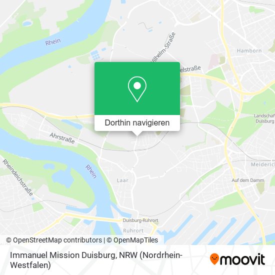 Immanuel Mission Duisburg Karte