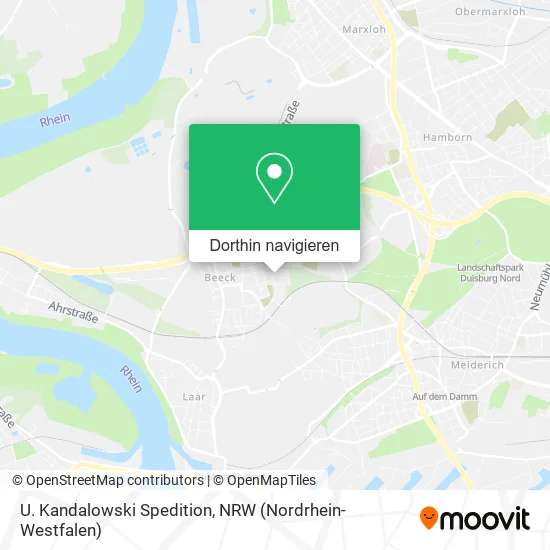 U. Kandalowski Spedition Karte