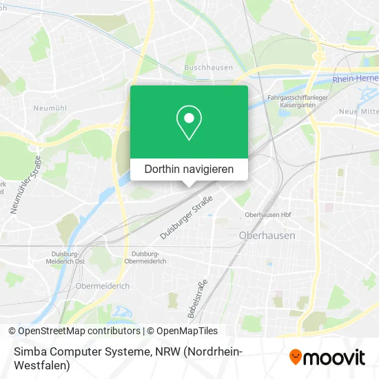 Simba Computer Systeme Karte