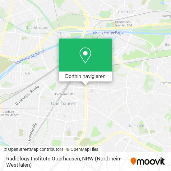 Radiology Institute Oberhausen Karte
