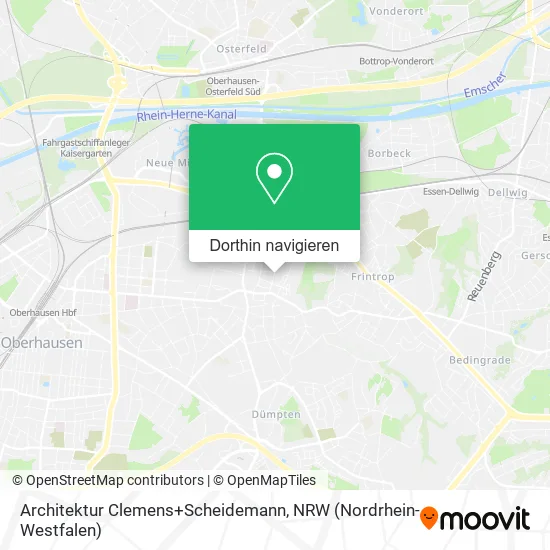 Architektur Clemens+Scheidemann Karte